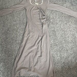 Anthropologie Daily Practice Striped Maxi Dress